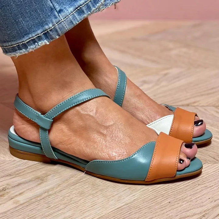 Colora - Sandals with ankle straps in various colours