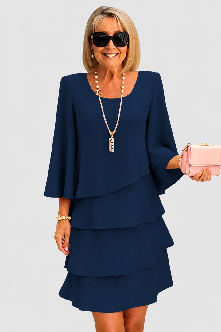 Karen-Marie | Elegant Dress with Ruffles