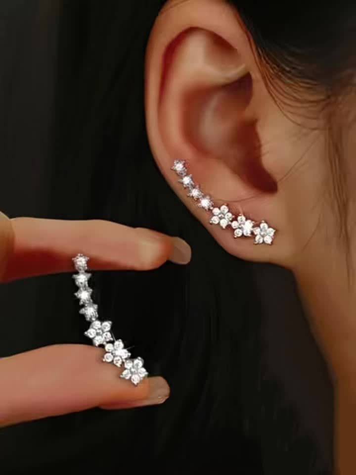 Earrings with Flowers Tidösa