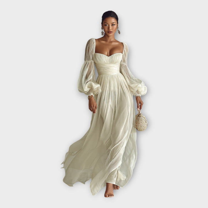 Airy Maxi Dress with Romantic Silhouette