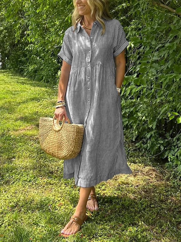 Fionnuala - Dress with Buttons