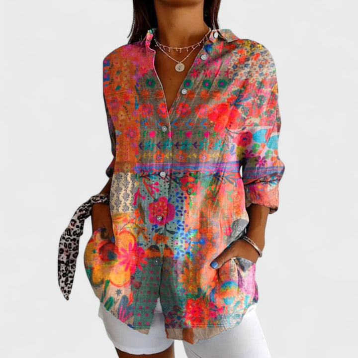 Róisín - Floral Print Shirt