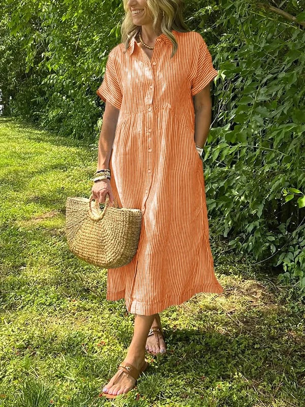 Fionnuala - Dress with Buttons