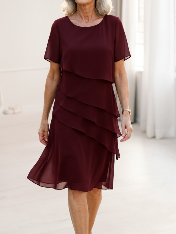 Nuala - Elegant Striped Dress