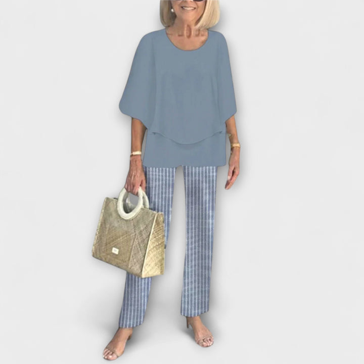 Sinead – Modern Set with Comfortable Blouse and Pants
