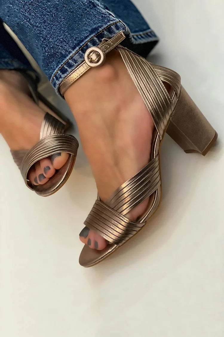 Charlotte - Elegant Sandals with Straps