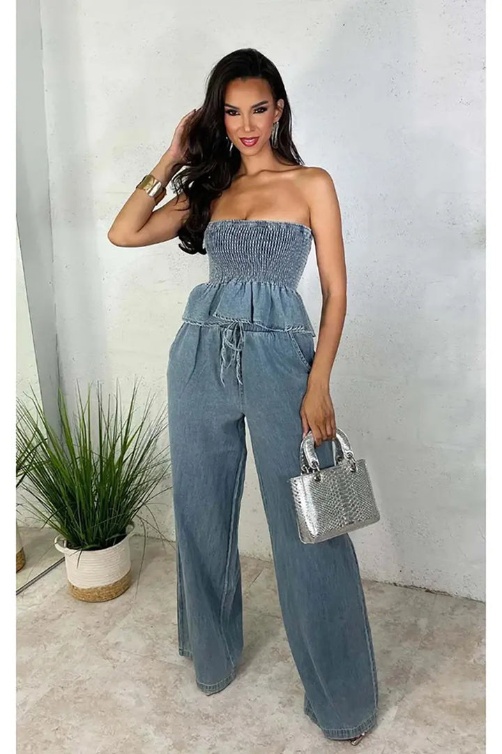 FIONA – STYLISH TWO-PIECE DENIM SET