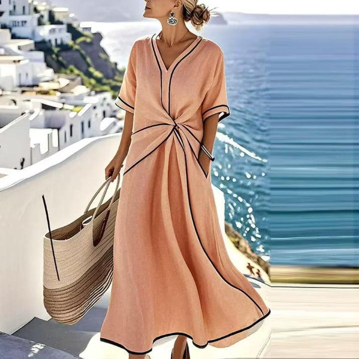 Milla | Elegant dress with a flattering waist and festive elegance