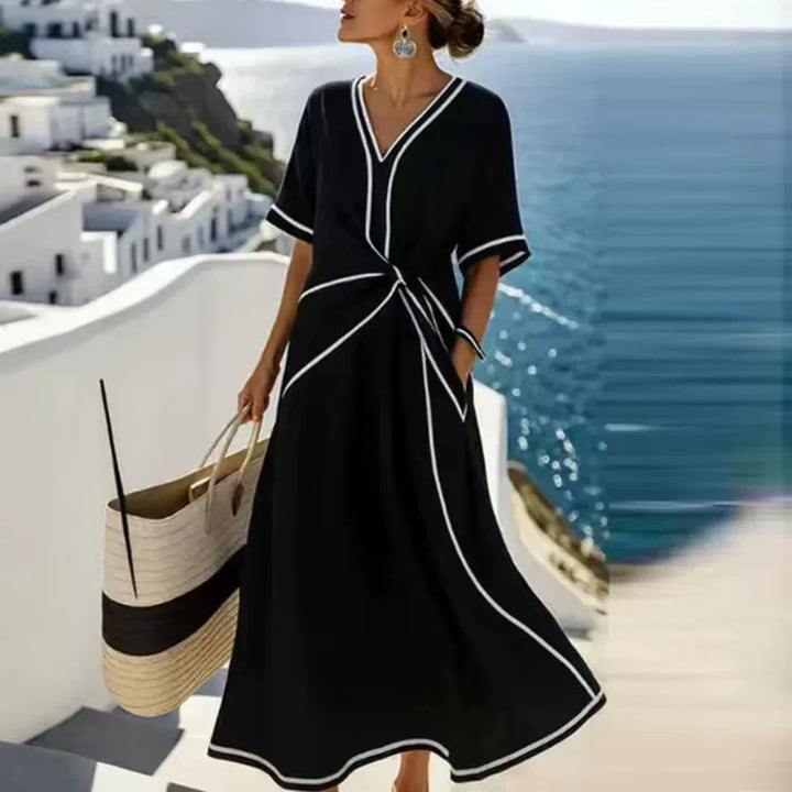 Milla | Elegant dress with a flattering waist and festive elegance