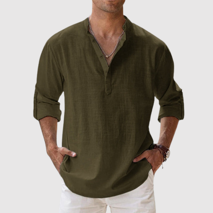 Liam – Breathable Linen Shirt