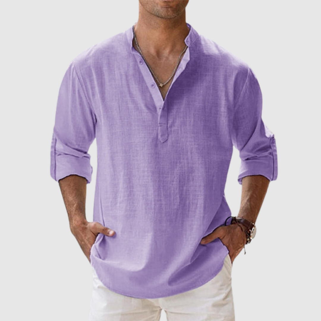 Liam – Breathable Linen Shirt