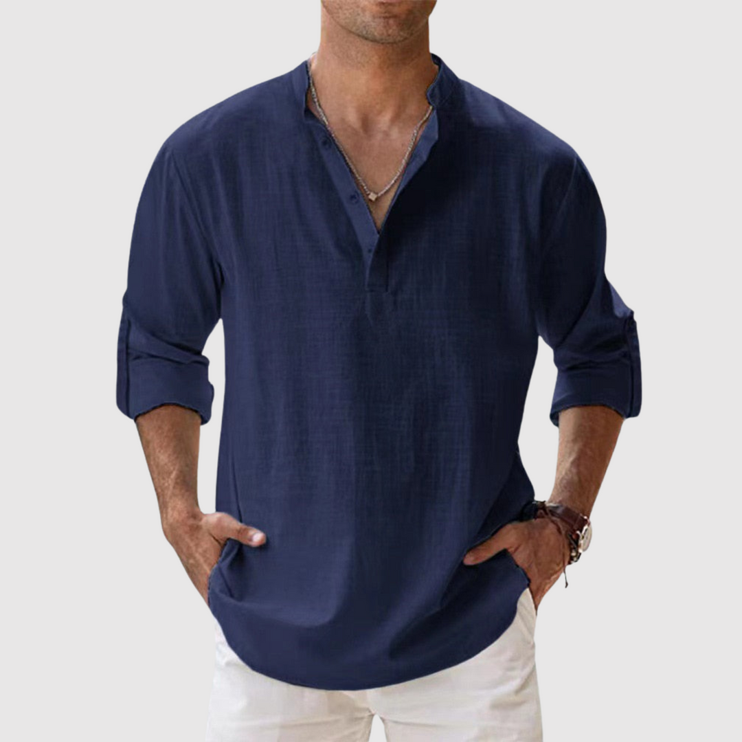Liam – Breathable Linen Shirt