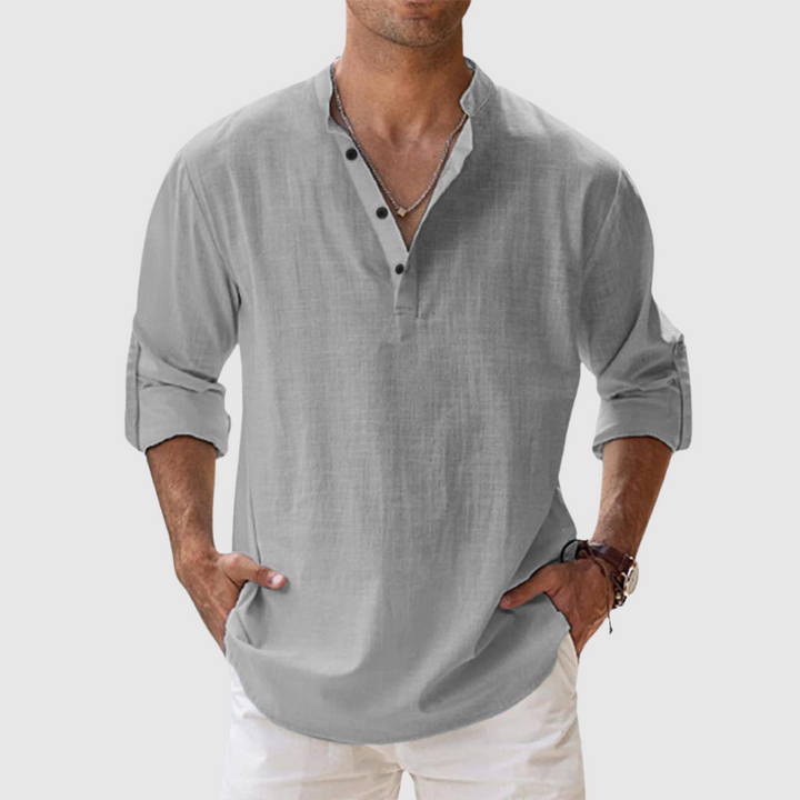 Liam – Breathable Linen Shirt