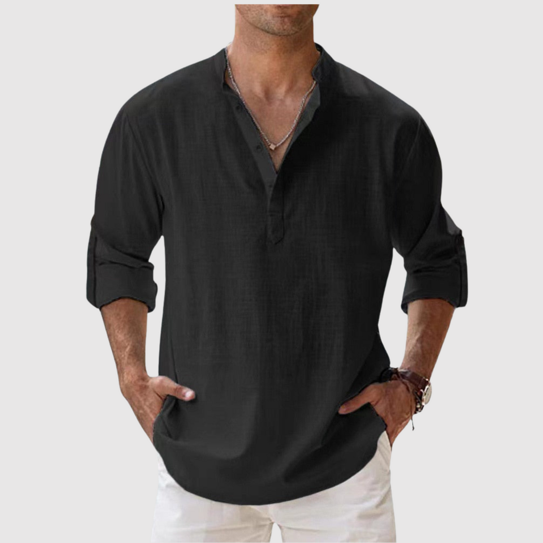 Liam – Breathable Linen Shirt