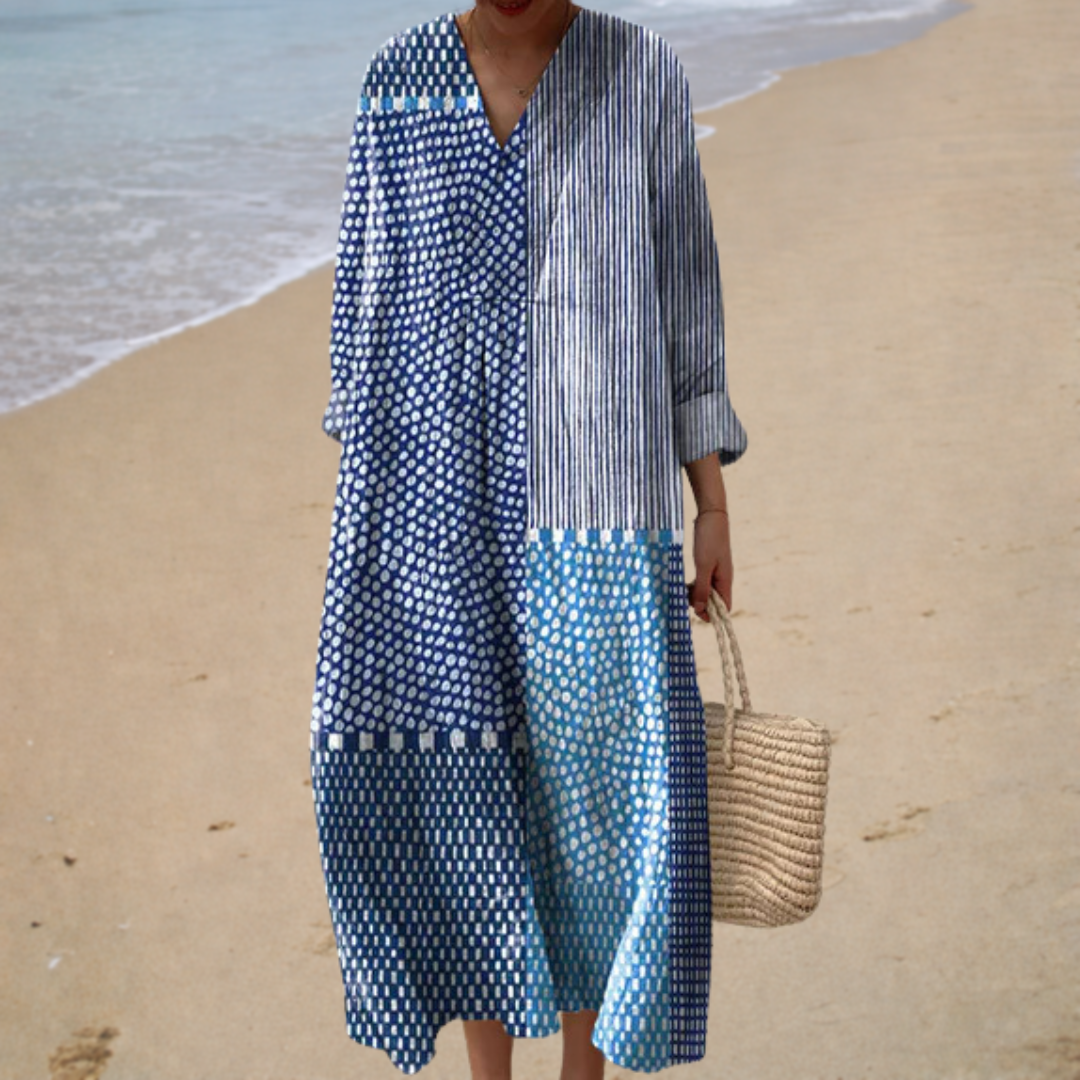 Summer Dress with Flattering Pattern