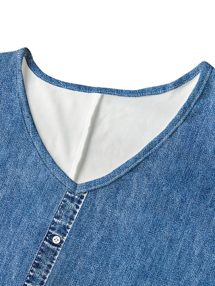 Aisling™ | Retro Denim Dress