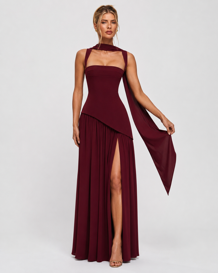 Sinéad - Elegant Dress with Slit