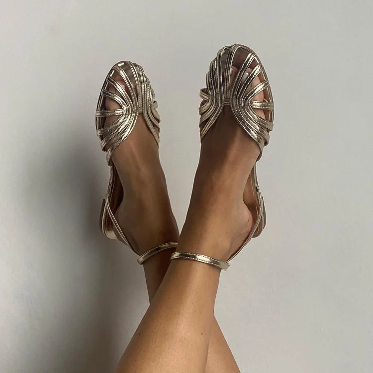 Clodagh - Golden Jewel Sandals