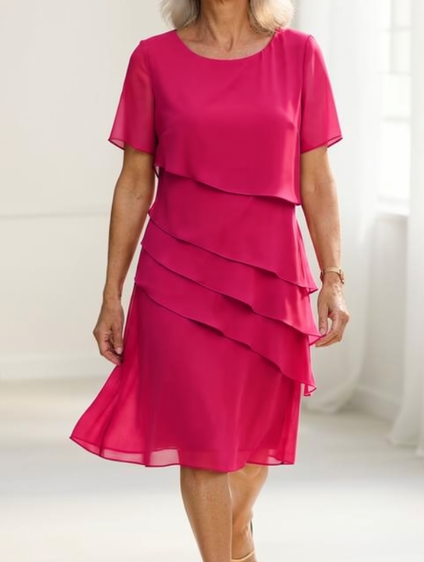 Nuala - Elegant Striped Dress