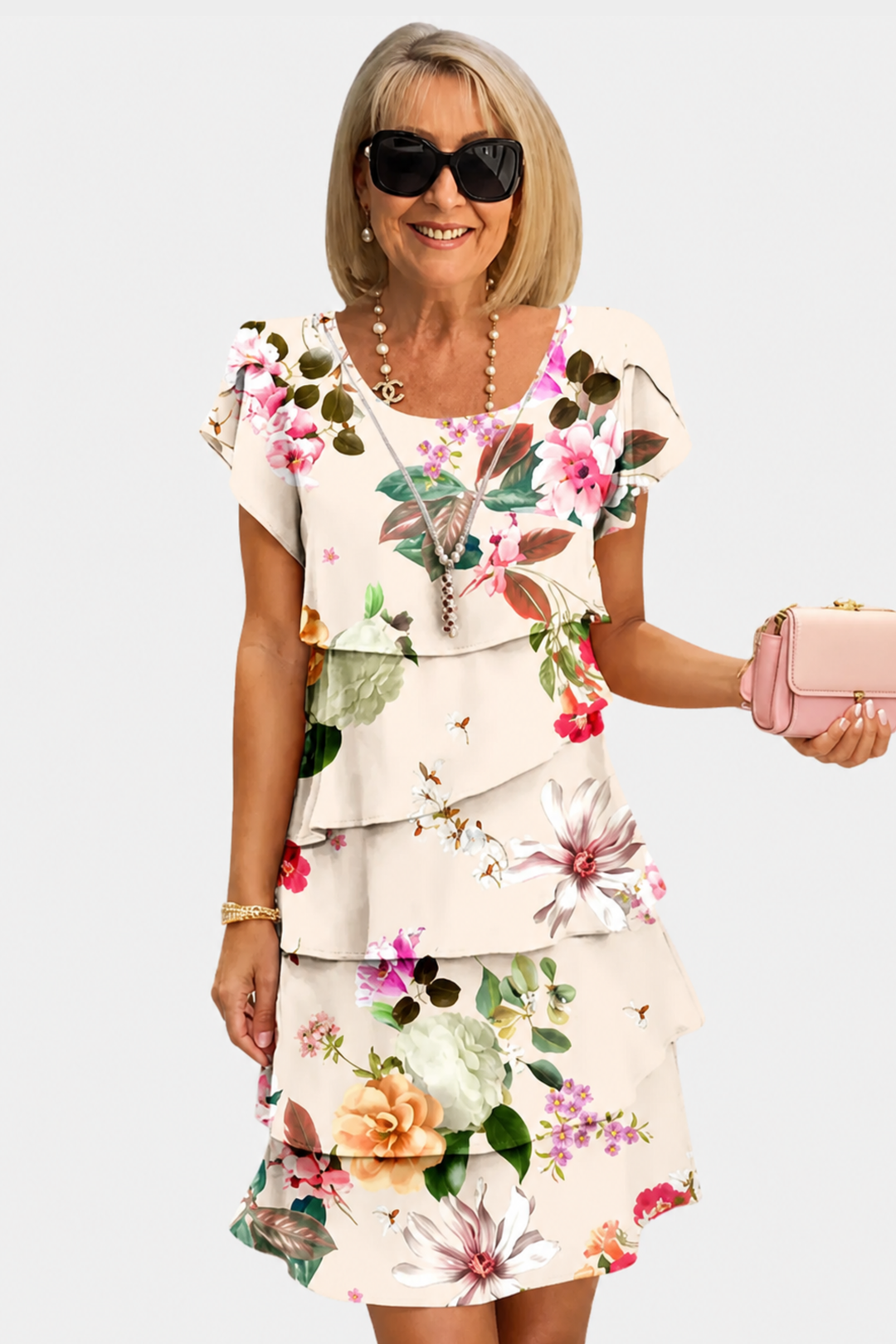 Helene | Elegant dress with ruffles