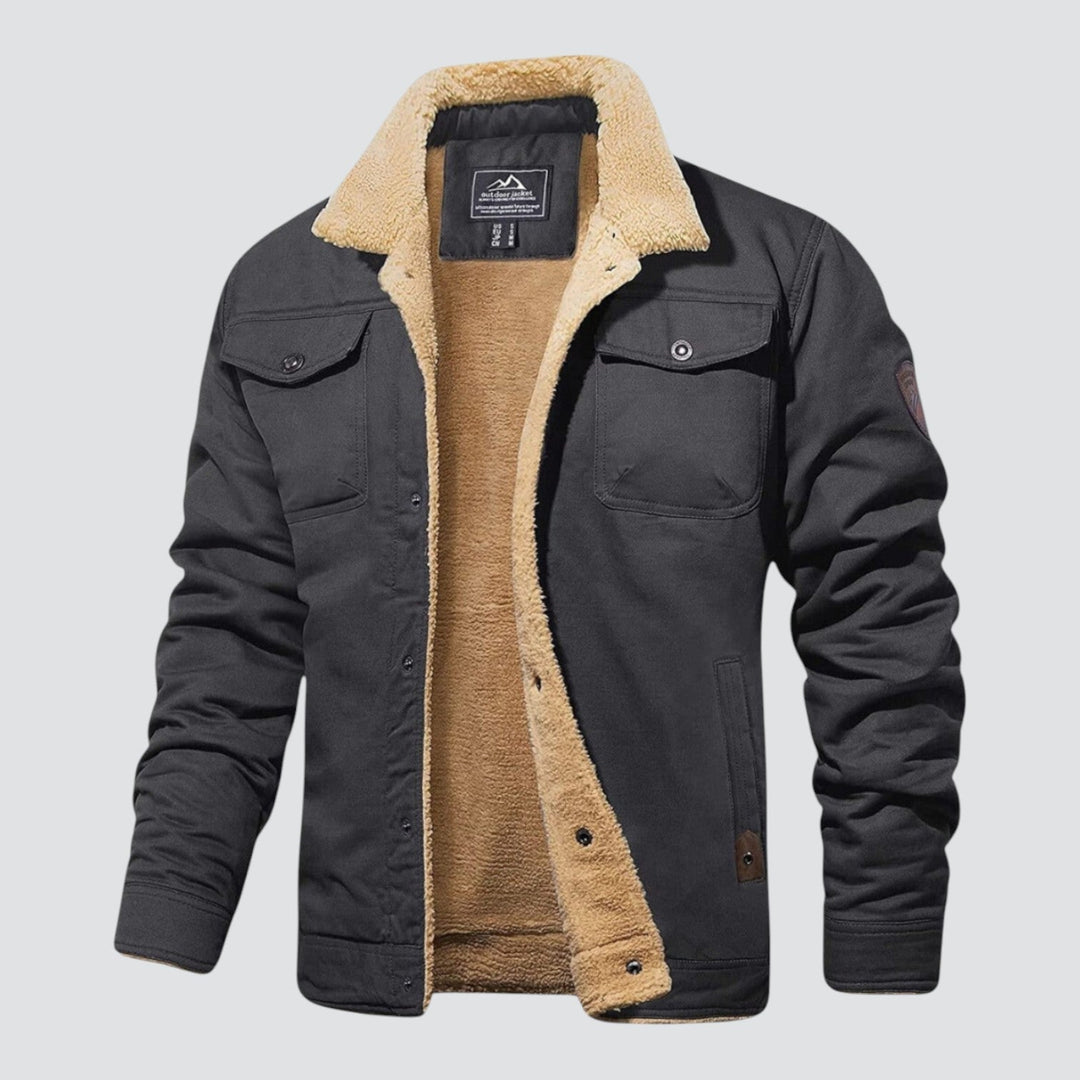 Kasper | Warm autumn bomber jacket