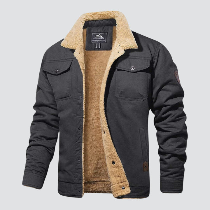 Kasper | Warm autumn bomber jacket