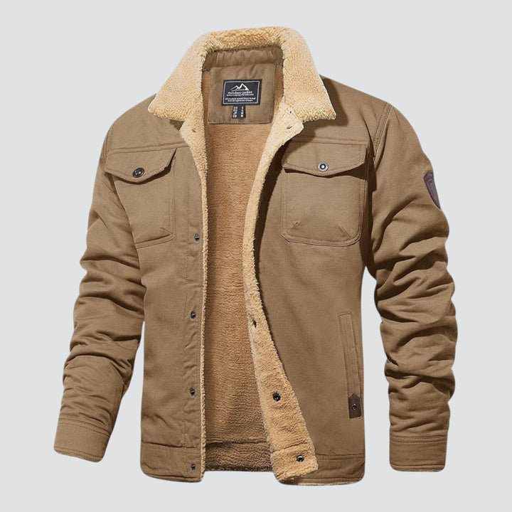 Kasper | Warm autumn bomber jacket