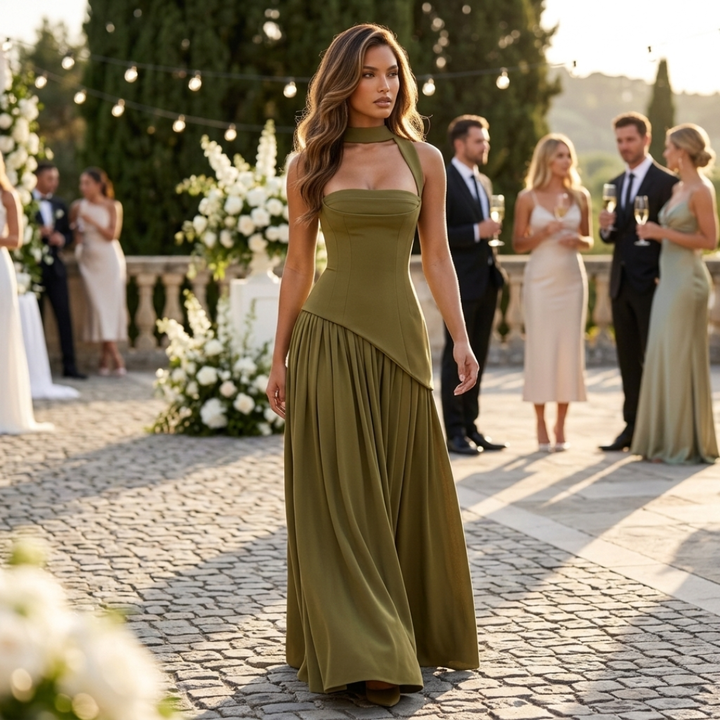 Sinéad - Elegant Dress with Slit
