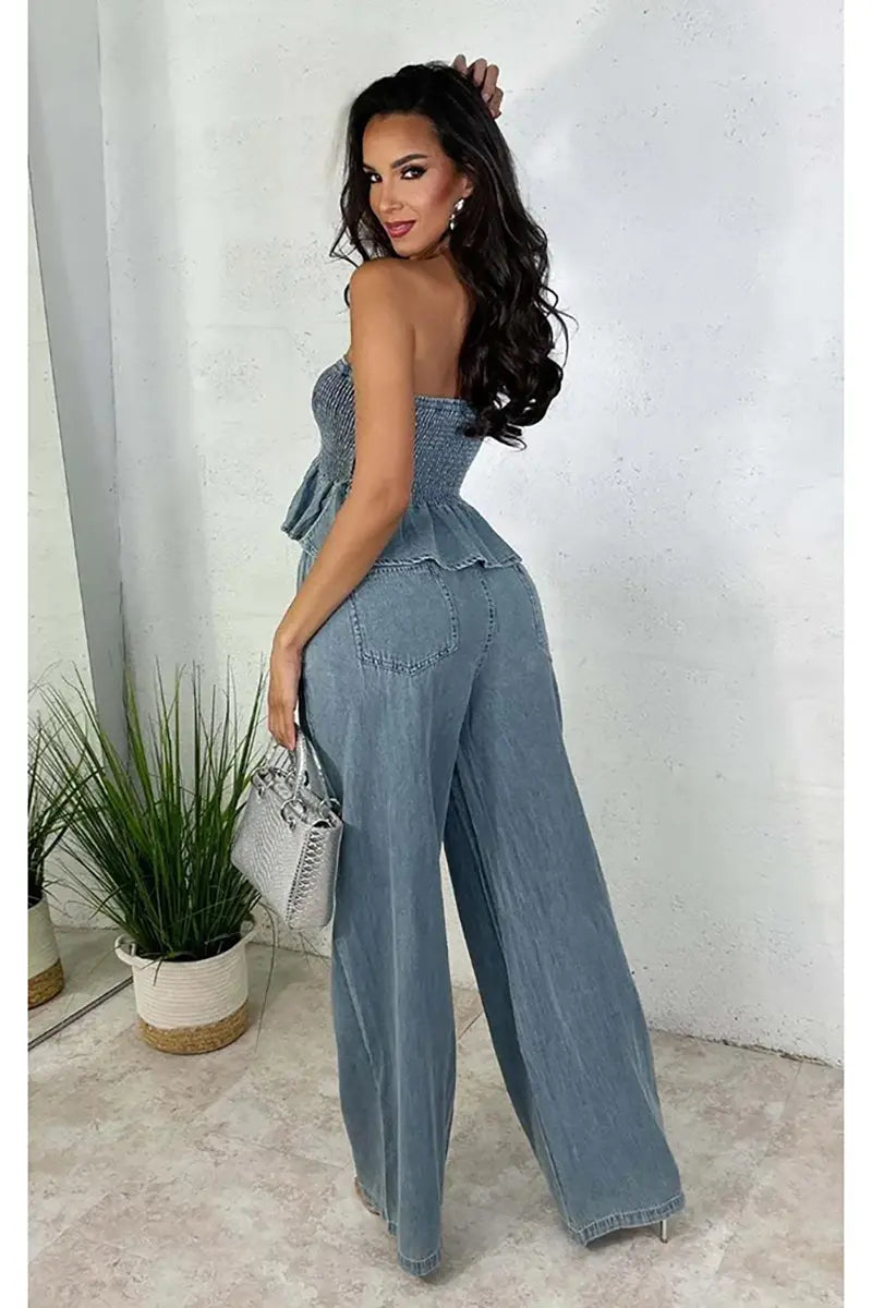 FIONA – STYLISH TWO-PIECE DENIM SET