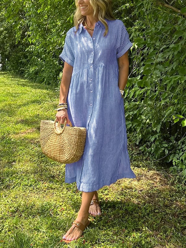 Fionnuala - Dress with Buttons
