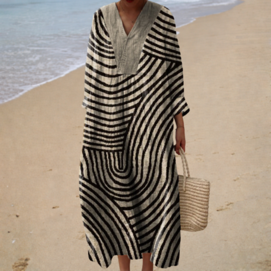 Summer Dress with Flattering Print