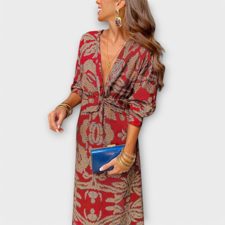 Gráinne - Elegant Dress with Long Sleeves