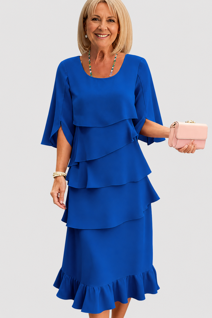 Pauline | Elegant ruffle dress