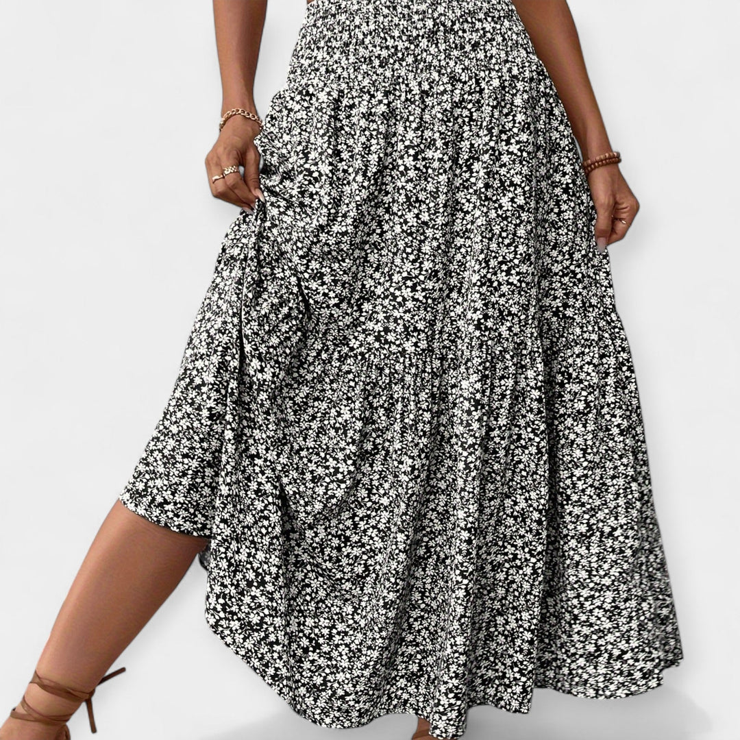Floral Print Skirt