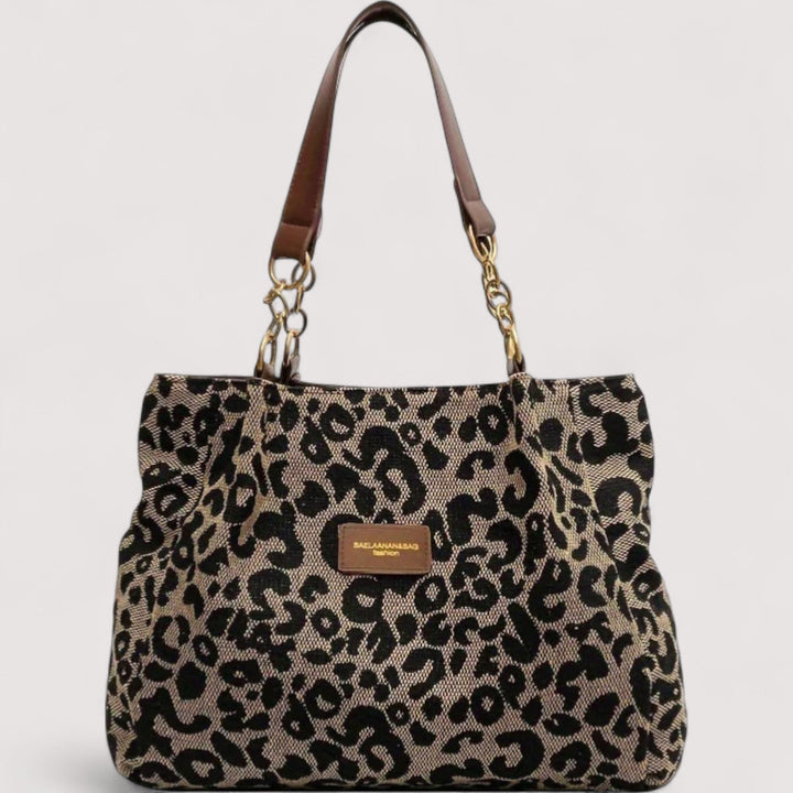 Niamh | Shopper Bag with Leopard Print