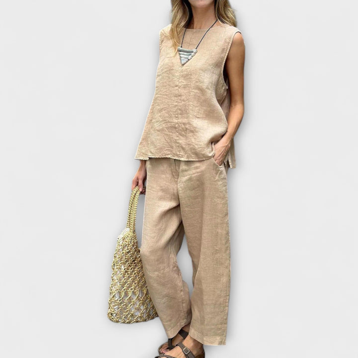 Vibeke – Relaxed cotton and linen outfit