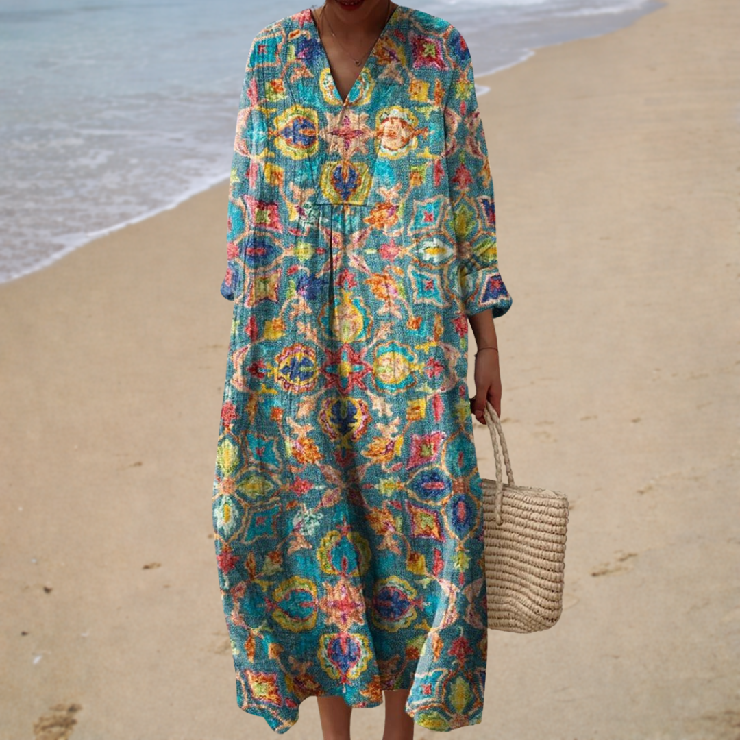 Summer Dress with Flattering Pattern