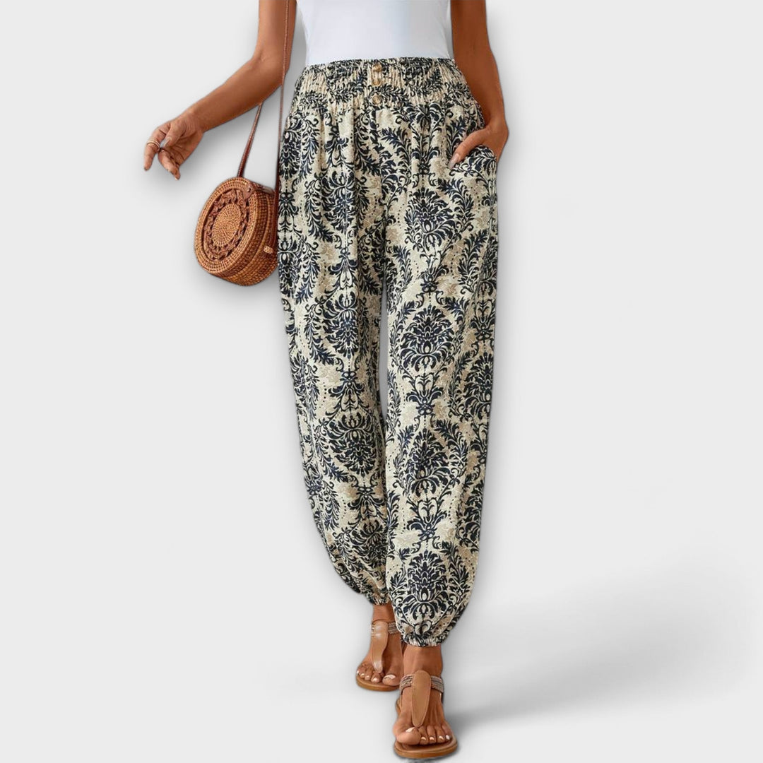 Caoimhe - Trousers with an Ethnic Pattern