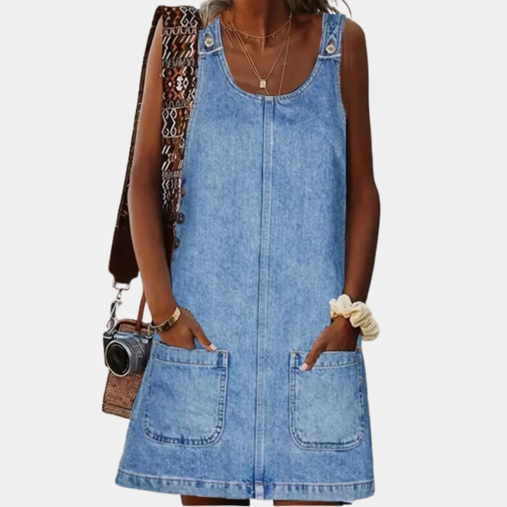 Sanne™ | Comfortable denim dress