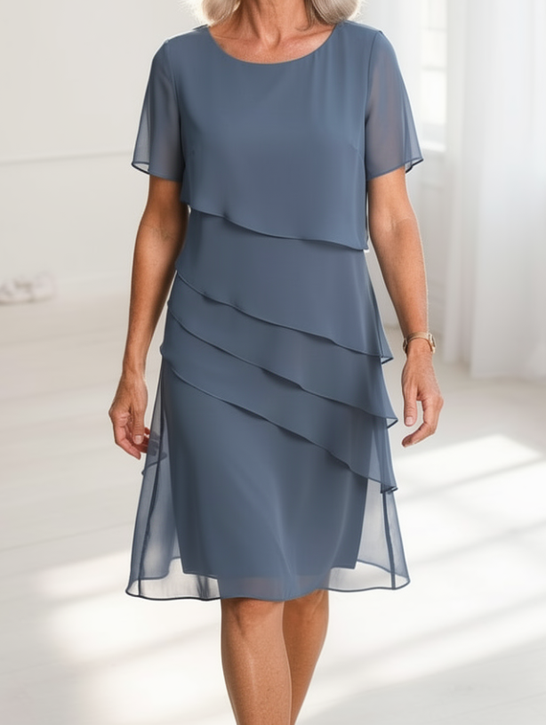 Nuala - Elegant Striped Dress
