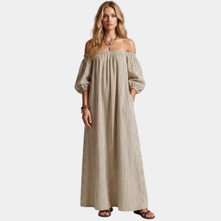 Órla - Maxi Dress in Linen and Cotton