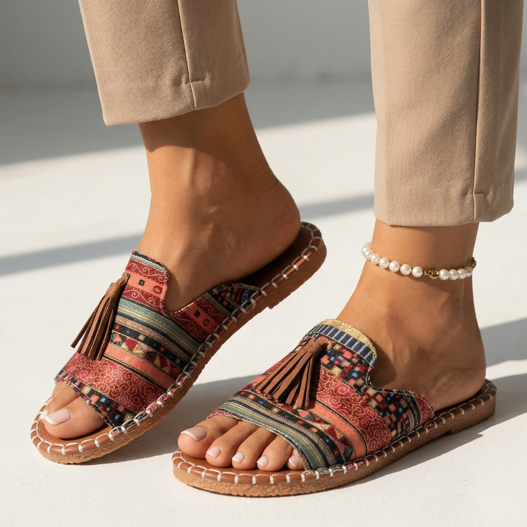 Connie - Comfortable flat sandals