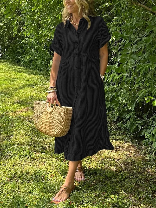 Fionnuala - Dress with Buttons