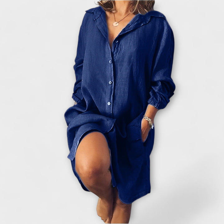 Light Linen Blouse for Everyday Wear