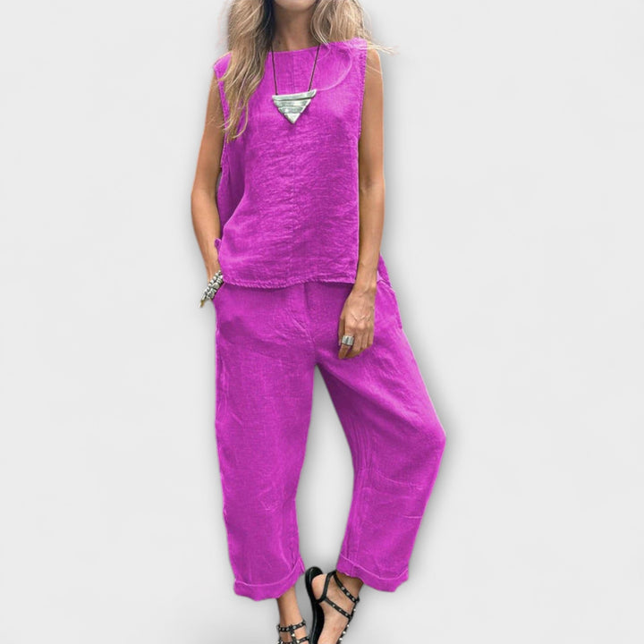 Vibeke – Relaxed cotton and linen outfit