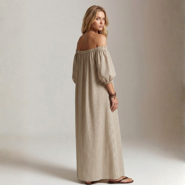 Órla - Maxi Dress in Linen and Cotton