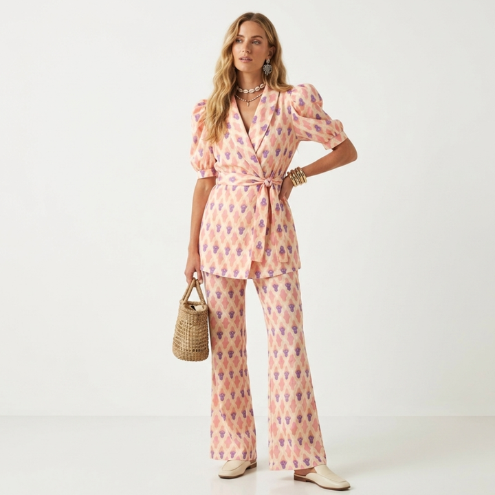Sabine - Elegant patterned set