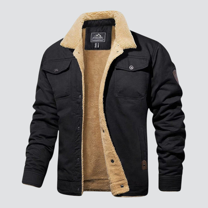 Kasper | Warm autumn bomber jacket