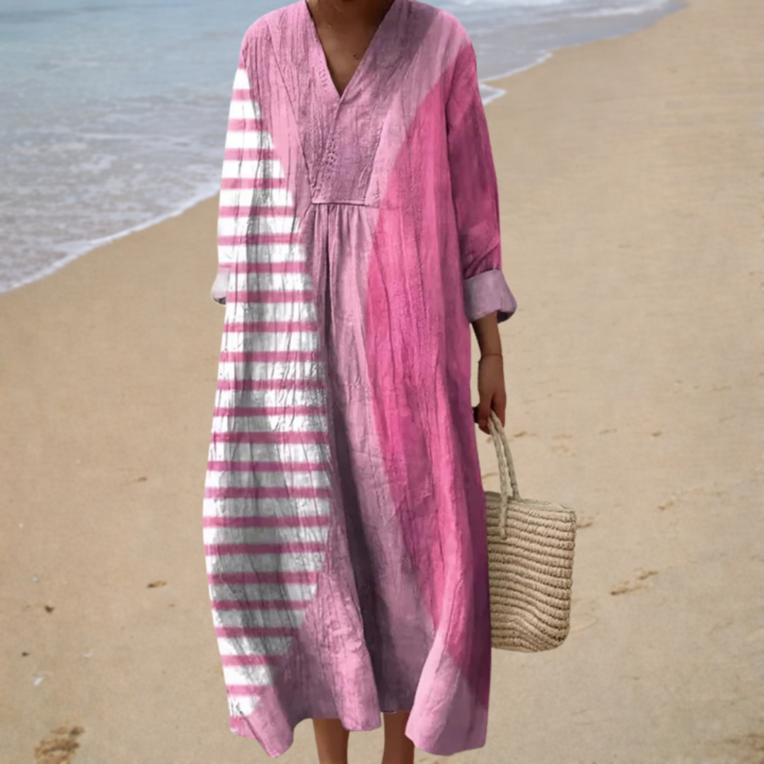 Summer Dress with Flattering Pattern