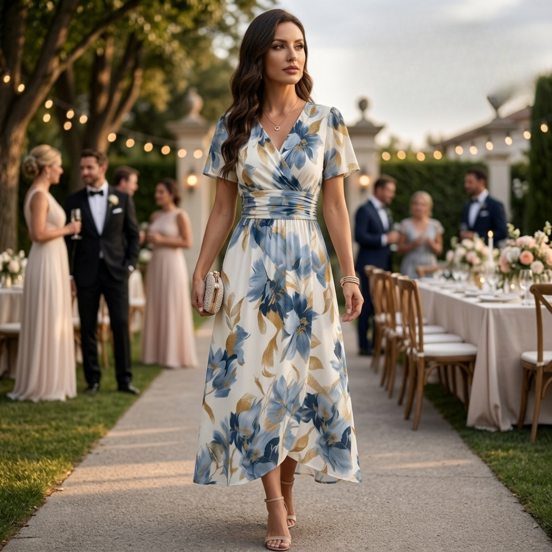 Aoife - Floral Midi Dress
